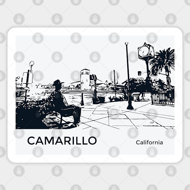 Camarillo California Sticker by Lakeric